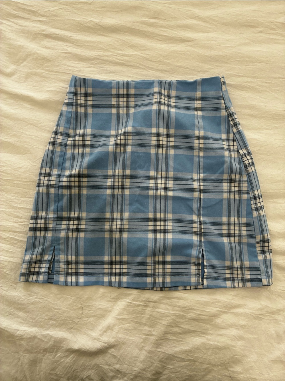 Brandy Melville Light Blue Plaid Men’s Shorts